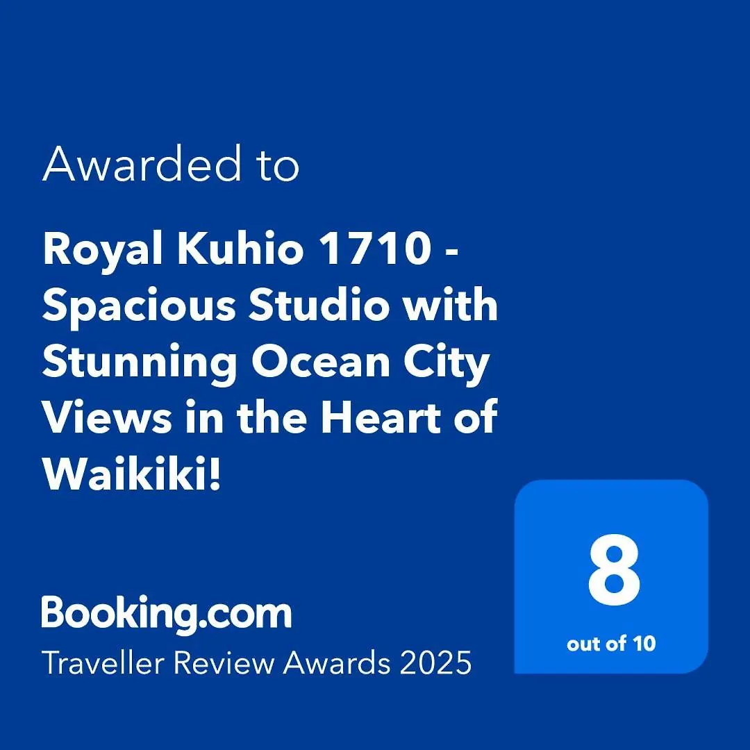 Royal Kuhio 1710 - Spacious Studio With Stunning Ocean City Views In The Heart Of Waikiki! Honolulu Hébergement de vacances